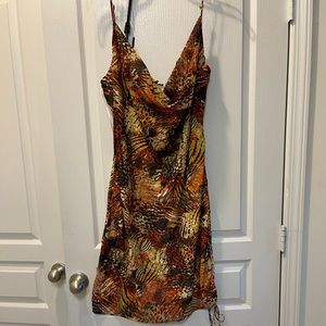 Fashion Nova, Mesh With Me Printed Mini Dress